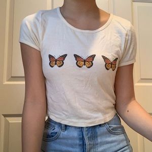 Butterfly Crop top